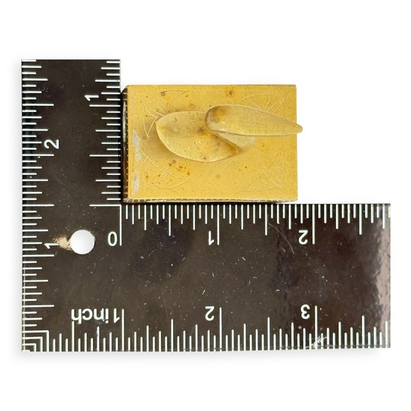 Vintage Brass Pelican Matchbox Holder Safe Mid-Century Desk Lounge Accessory - Picture 11 of 12